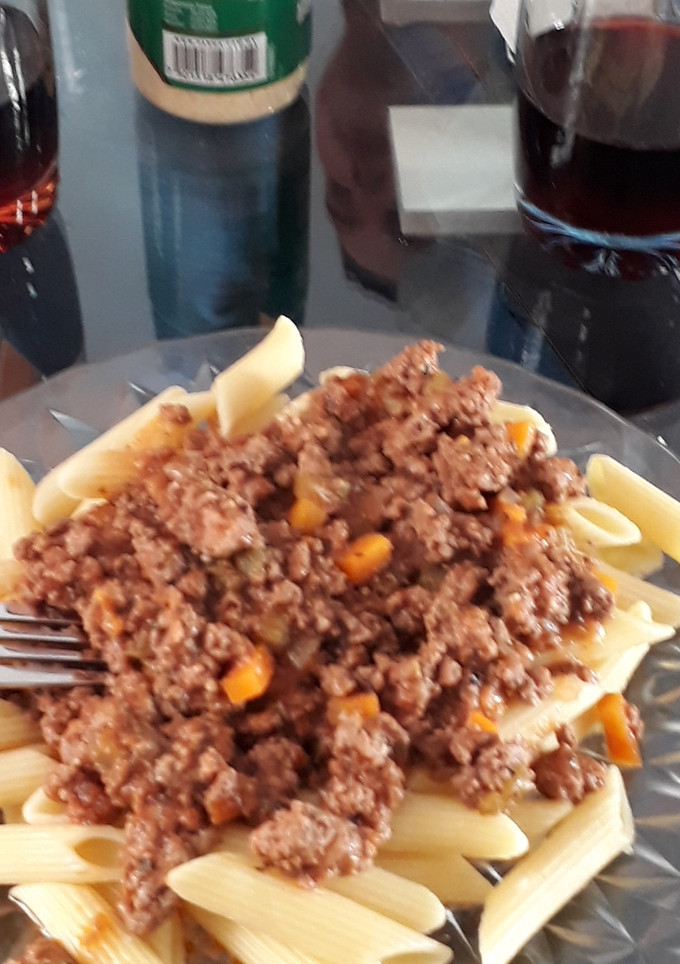 Una foto de Pasta a la boloñesa