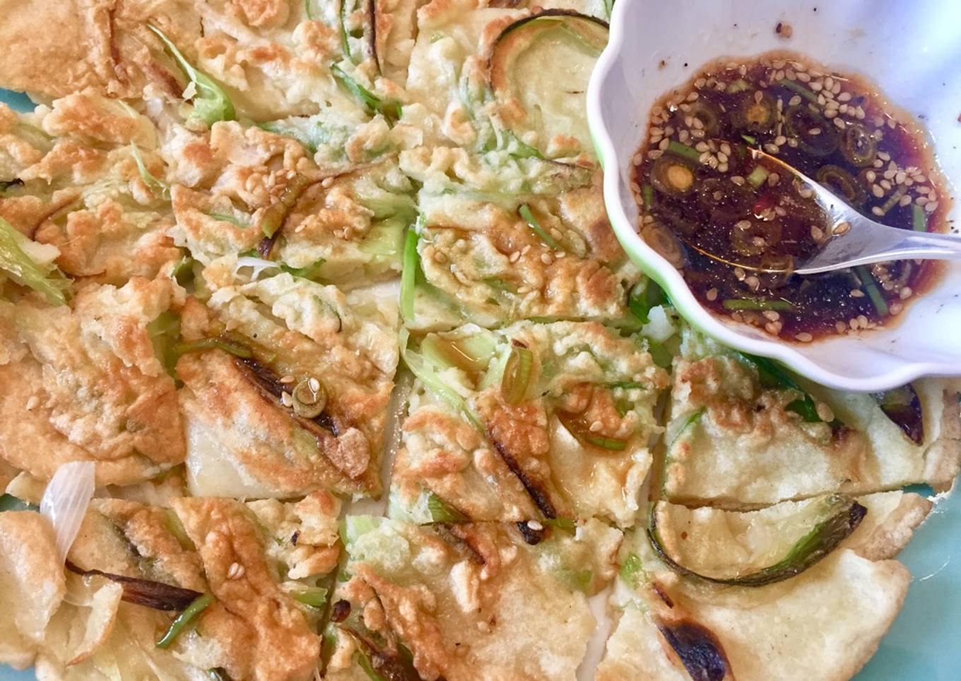 59 • Pajun (Korean crepe with peas) 🇰🇷