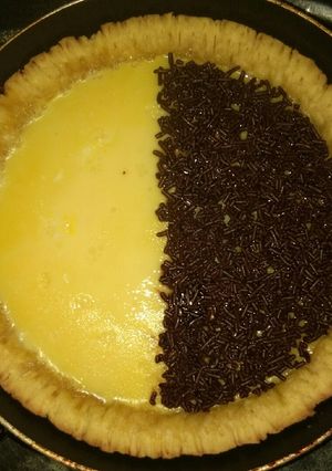Foto resep Pie susu teflon Yin & Yang😁