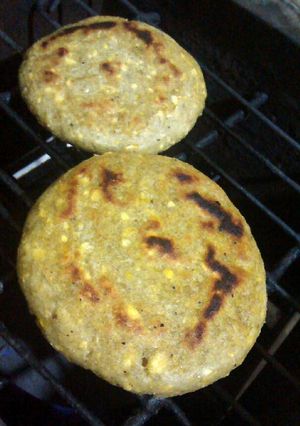 Una foto de Ricas arepas de plátano verde