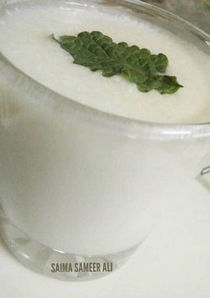 A picture of Meethi lassi #ramadankitayari.