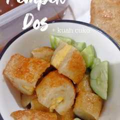รูปของ Pempek Dos tanpa ikan & ayam + resep kuah cuko