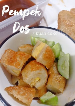 Foto resep Pempek Dos tanpa ikan & ayam + resep kuah cuko