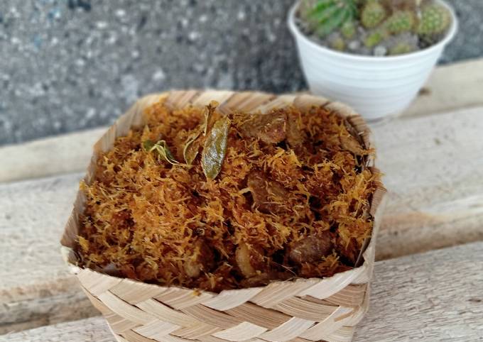  Bagaimana cara memasak Serundeng Daging Favorite Ibu dijamin sempurna