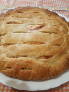 Una foto de Hojaldre relleno de jamón cocido y quesos