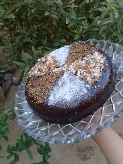 عکسی از دستور کیک خیس شکلاتی
