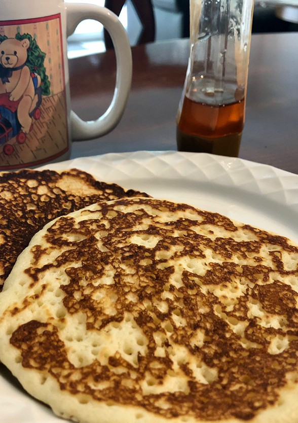 Una foto de Pancake o Panecillo americano