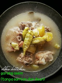 Foto resep Garang asem(Tanpa Santan dan Daun)