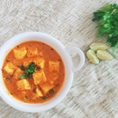 A picture of Achari Paneer Masala.