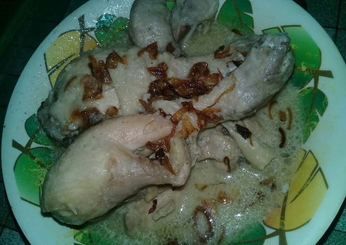 Ayam opor putih #weekendchallenge