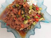 Gambar tumis daging pete