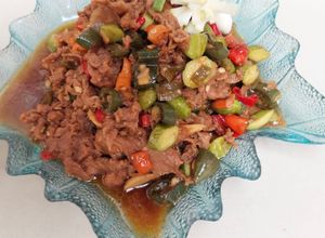 Foto resep Tumis Daging Pete Pedas