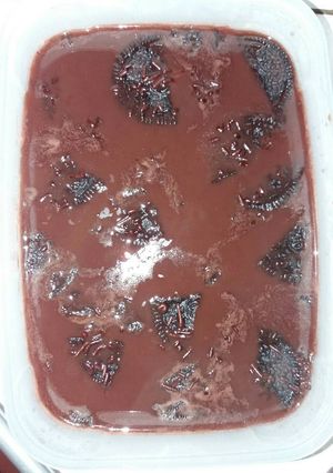 Foto resep Puding Nutrijel susu coklat oreo