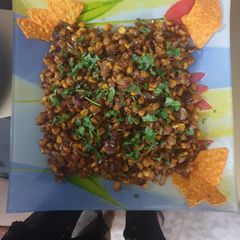 A picture of Crispy corn chaat.