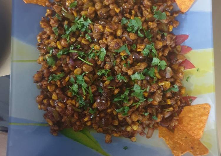 Crispy corn chaat