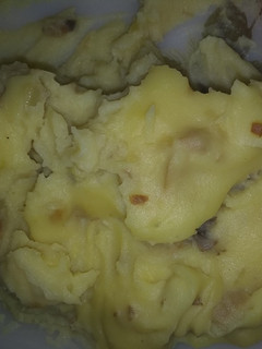 Una foto de Puré de patatas con champiñones