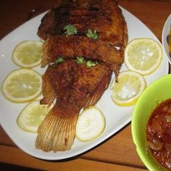 A picture of Fried Fish(tilapia).
