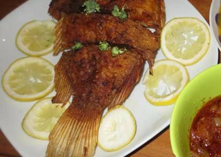 Steps to Prepare Quick Fried Fish(tilapia)