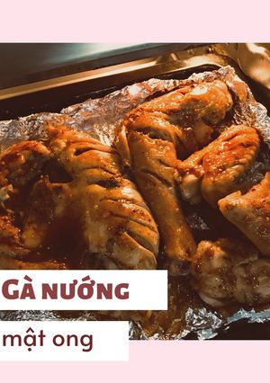 Hình của món Gà nướng mật ong.