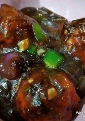 A picture of Whosayna’s Veggie Manchurian.