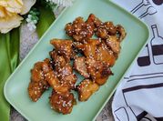 Gambar ayam goreng madu wijen