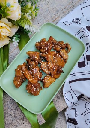 Foto resep Ayam Goreng Saus Madu