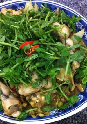Hình của món Món Ếch Xào Xả Ớt.