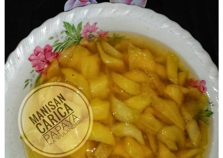 Resep Manisan Carica Papaya, Enak