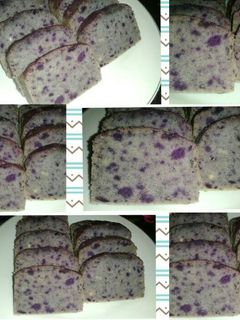 Foto resep Cake ubi ungu simple