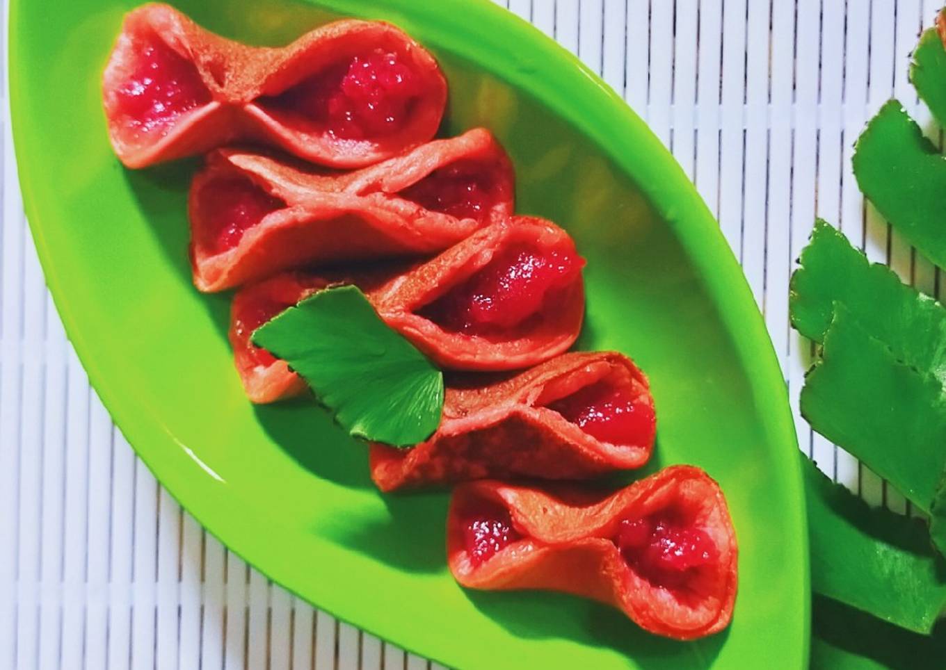 Martabak manis red Velvet - resep kuliner nusantara