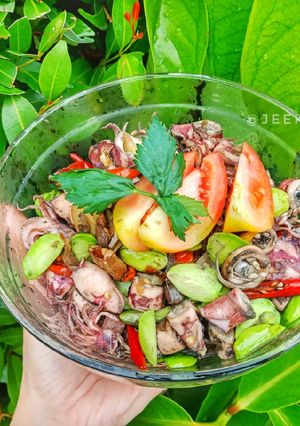 Foto resep Tumis Cumi Asin Pete