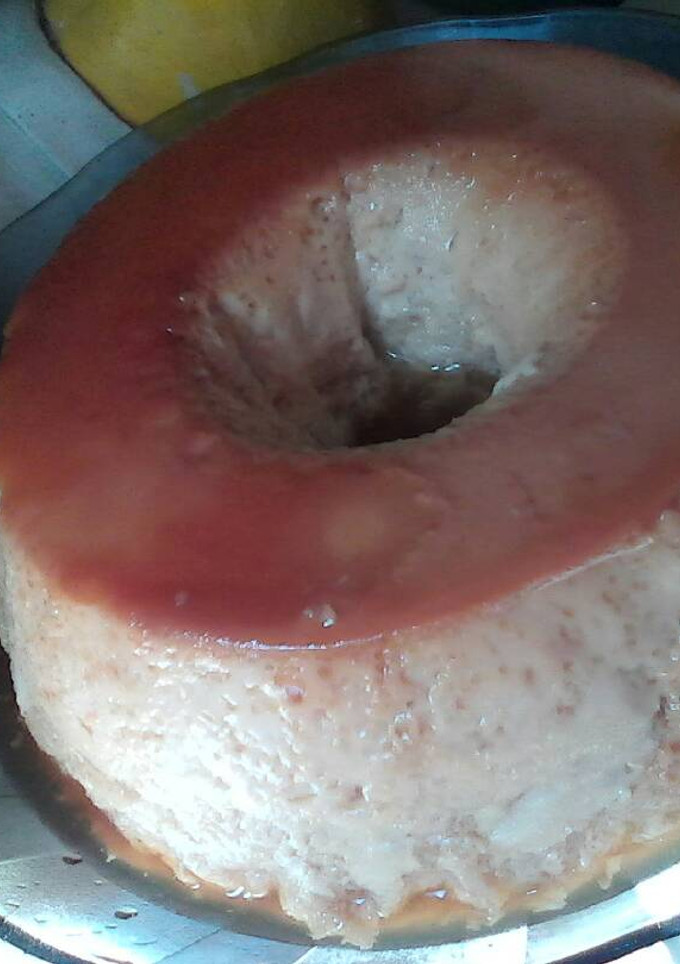 Una foto de Flan/budín de pan