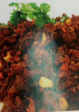 A picture of Fried beef.