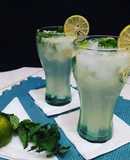 Lime squash with nata de coco
