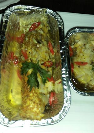 Foto resep Ikan kakap kukus (menu diet)