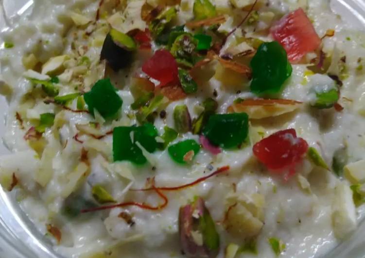 Tutti frutti dry fruits shreekhand