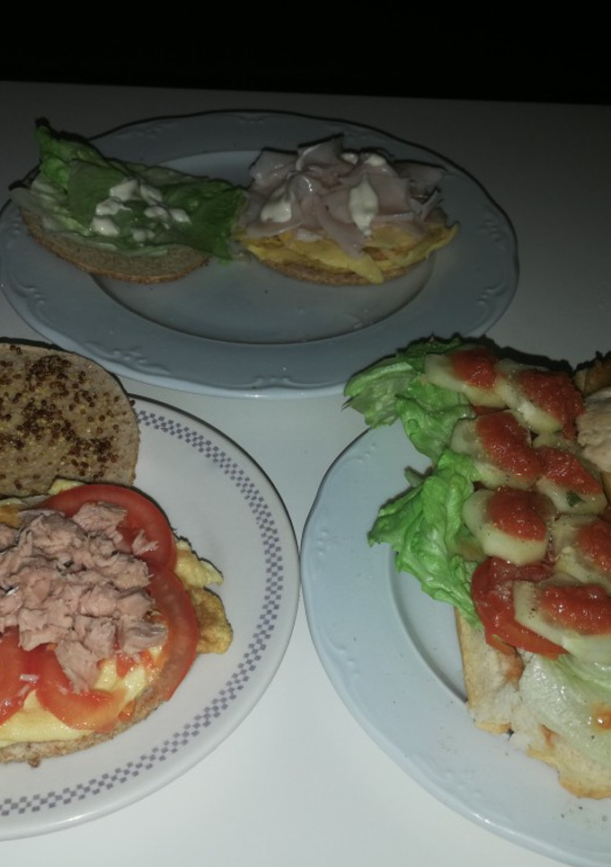 Una foto de Sándwiches o bocatas vegetales