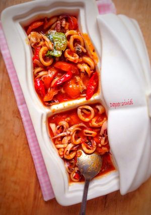Foto resep Cumi saos padang