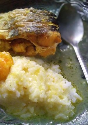 Foto resep Mpasi 14 bulan Gulai Ikan Patin + Udang
