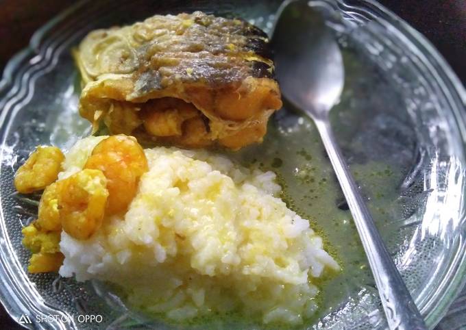 Cara Gampang Menyiapkan Mpasi 14 bulan Gulai Ikan Patin + Udang yang Menggugah Selera