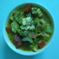 A picture of Chicken soup.