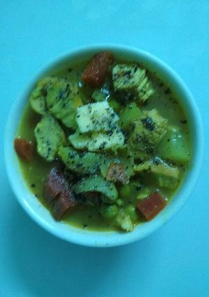 A picture of Chicken soup.