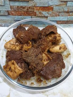 Foto resep Empal manis daging kerbau "dendeng" khas kudus temen soto kudus