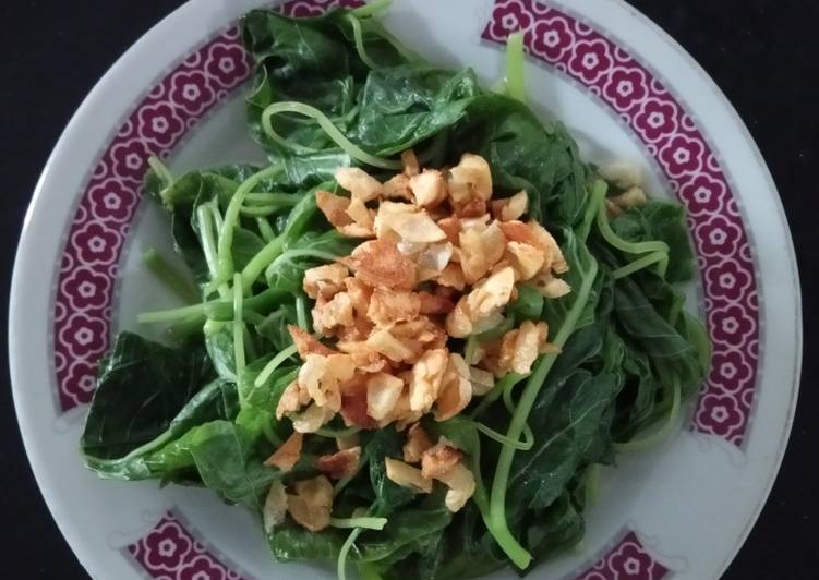 270) Bayam Tumis Bawang Putih