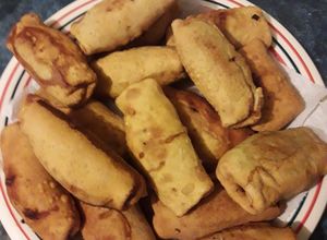 Una foto de Rollitos primavera