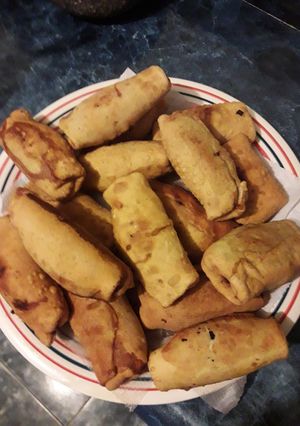 Una foto de Rollitos primavera