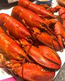 Tôm canada hấp gừng sả