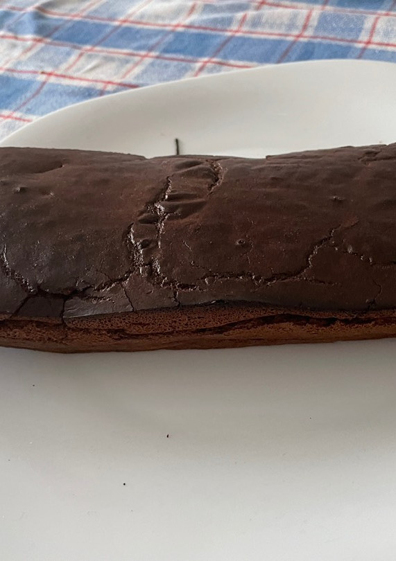 Una foto de Tarta de chocolate cheesecake saludable