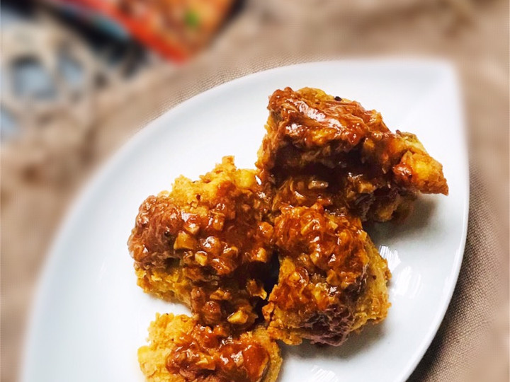 Resep Ayam Goreng Krispy Saus Padang Anti Gagal