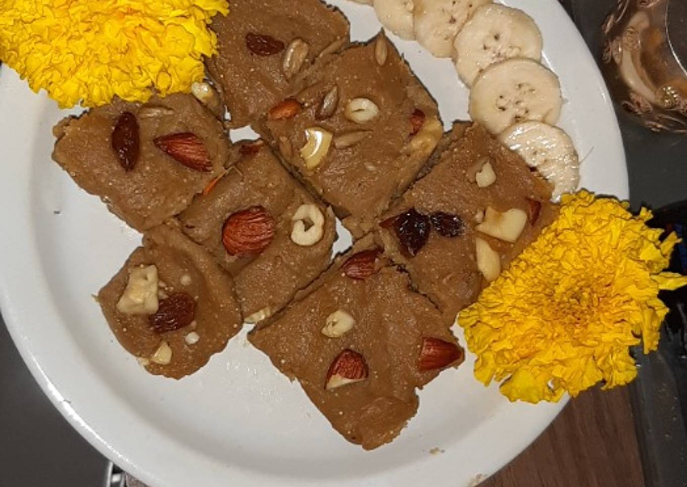 Banana Burfi rich in calcium and potassium